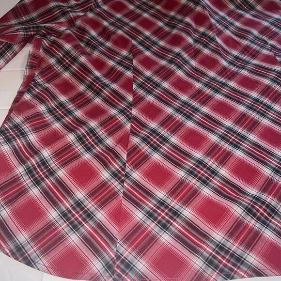 Roper Pearl Snap Women's Long Sleeve Rodeo Red Cowboy Shirt 3X - Picture 10 of 11